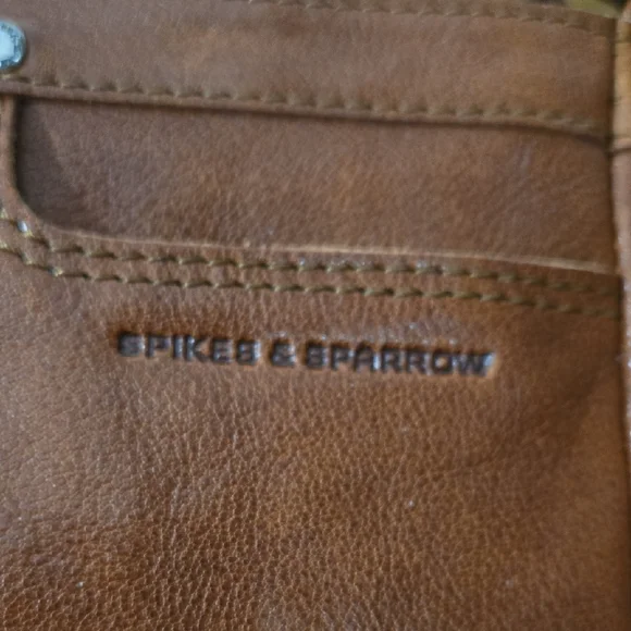 Brown Leather Crossbody Bag by Spikes & Sparrow - Picture 2 of 9